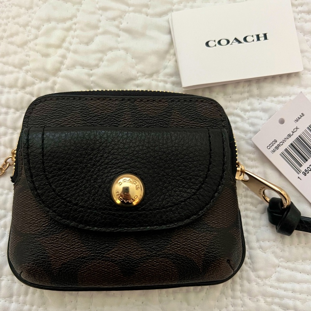 Coach coin bag